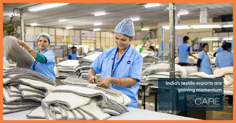 India’s textile exports are gaining momentum