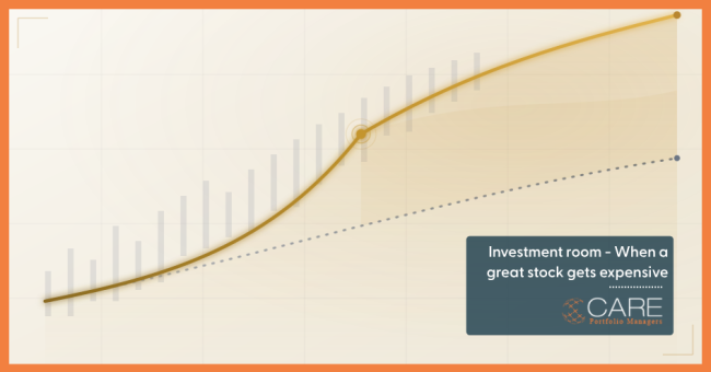 Investment room - When a great stock gets expensive