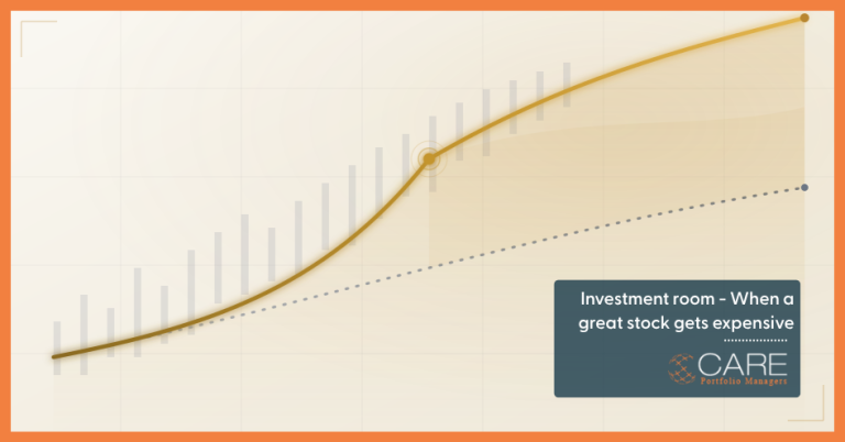 Investment room - When a great stock gets expensive
